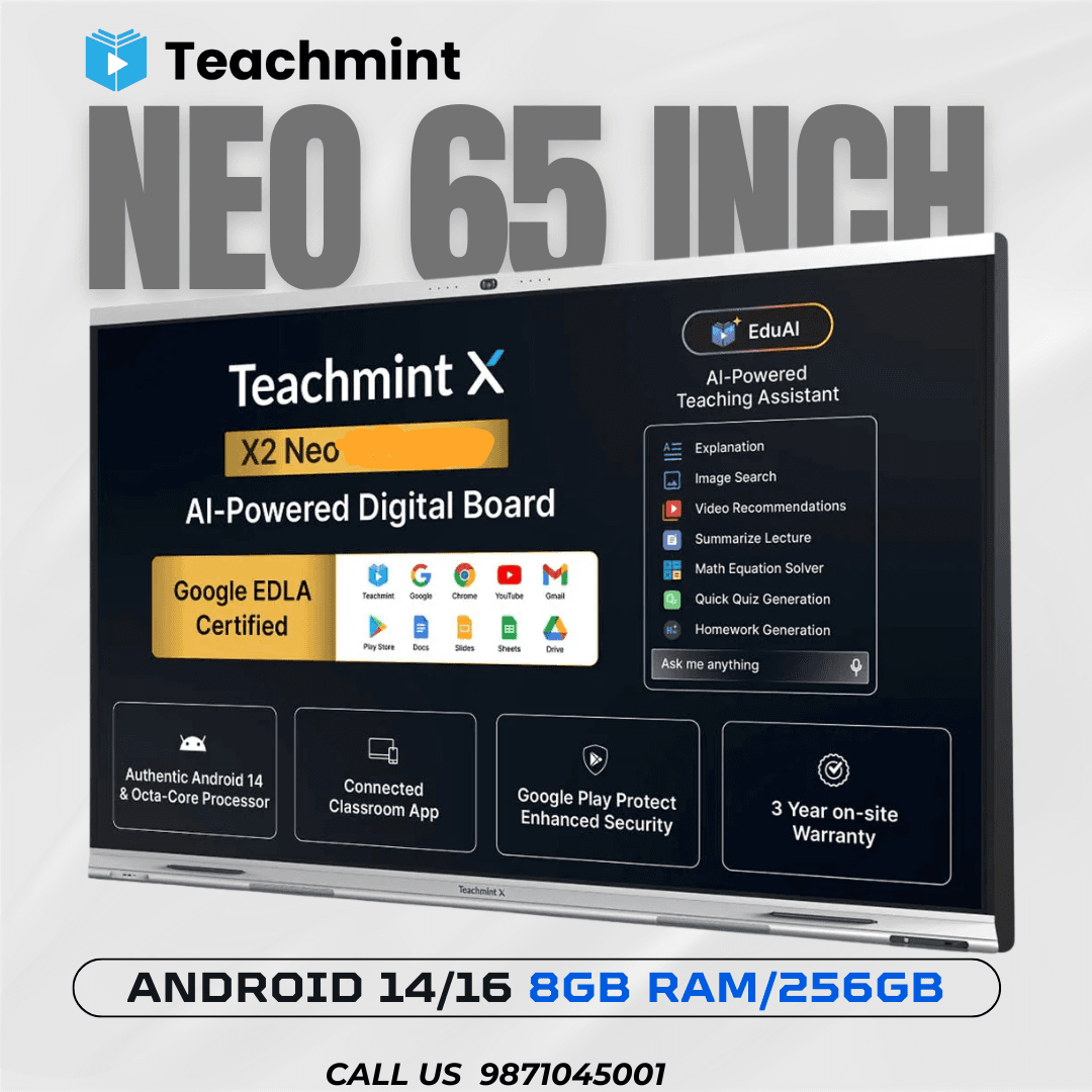 Teachmint Neo 65 Inch Interactive Flat Panel
